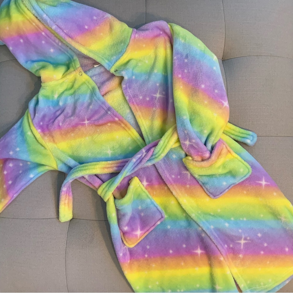 🌈Rainbow Unicorn Bathrobe🦄
